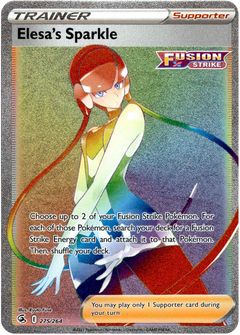 Elesa's Sparkle Hyper Rare - 275/264 - Fusion Strike - Card Cavern