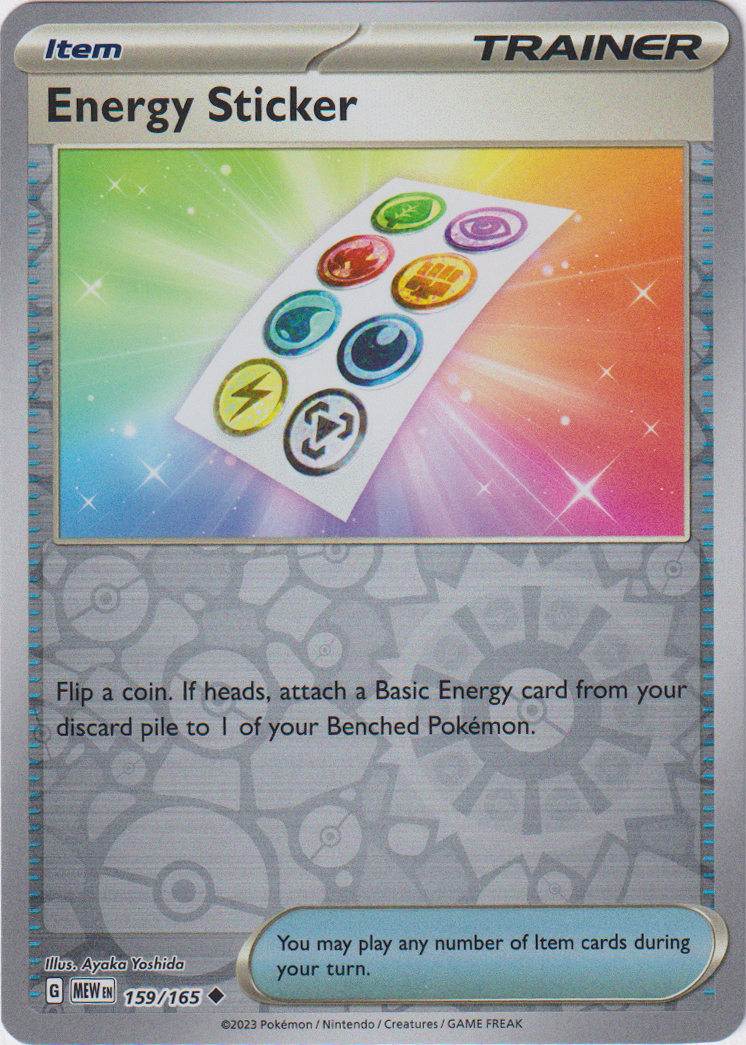 Energy Sticker - 159/165 - Scarlet & Violet 151 - Reverse Holo - Card Cavern