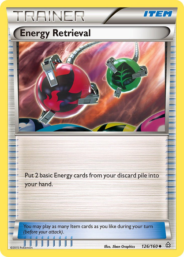 Energy Retrieval - 126/160 - Primal Clash - Card Cavern