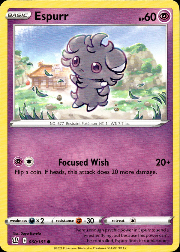 Espurr - 060/163 - Battle Styles - Card Cavern