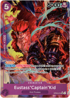 Eustass"Captain"Kid Alternate Art - OP05-074 - Awakening of the New Era - Foil - Card Cavern