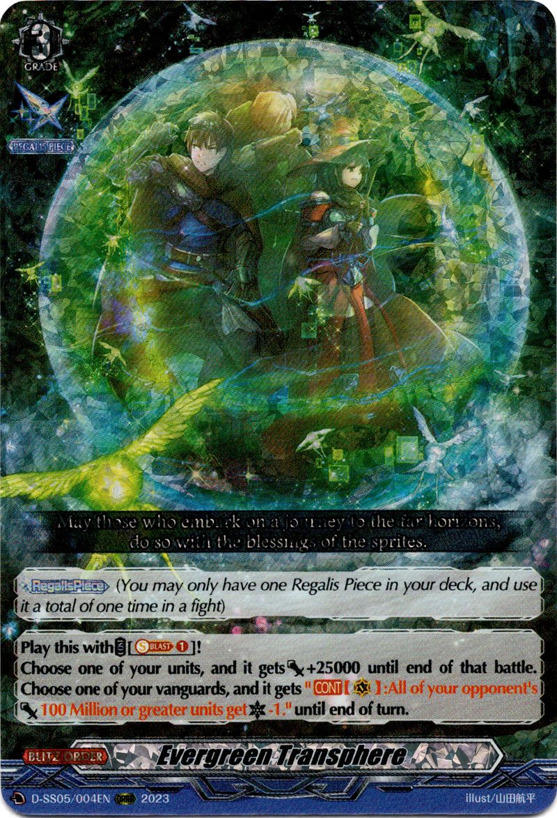 Evergreen Transphere - D-SS05/004EN - Festival Booster 2023 - Card Cavern