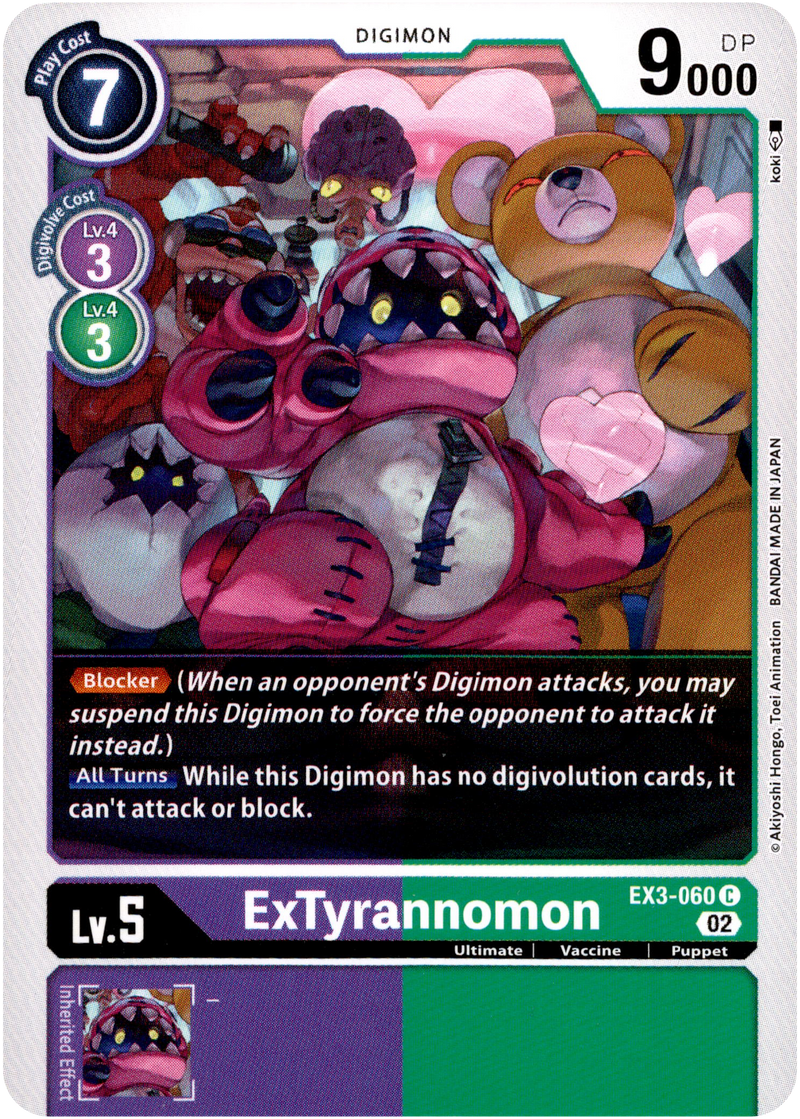 ExTyrannomon - EX3-060 C - Draconic Roar - Card Cavern