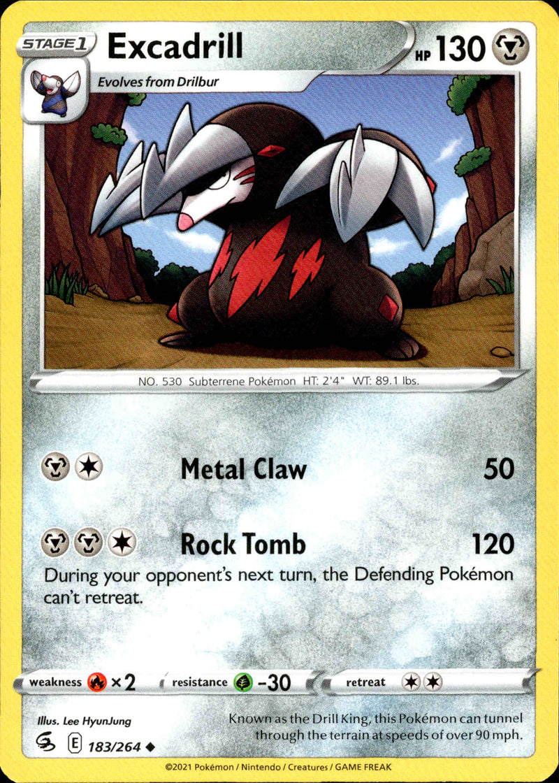 Excadrill - 183/264 - Fusion Strike - Card Cavern