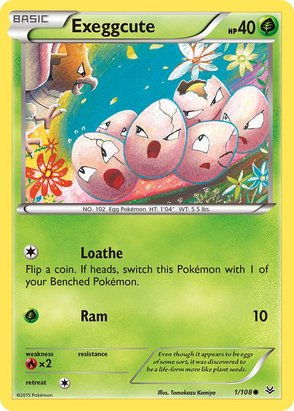 Exeggcute - 1/108 - Roaring Skies - Card Cavern