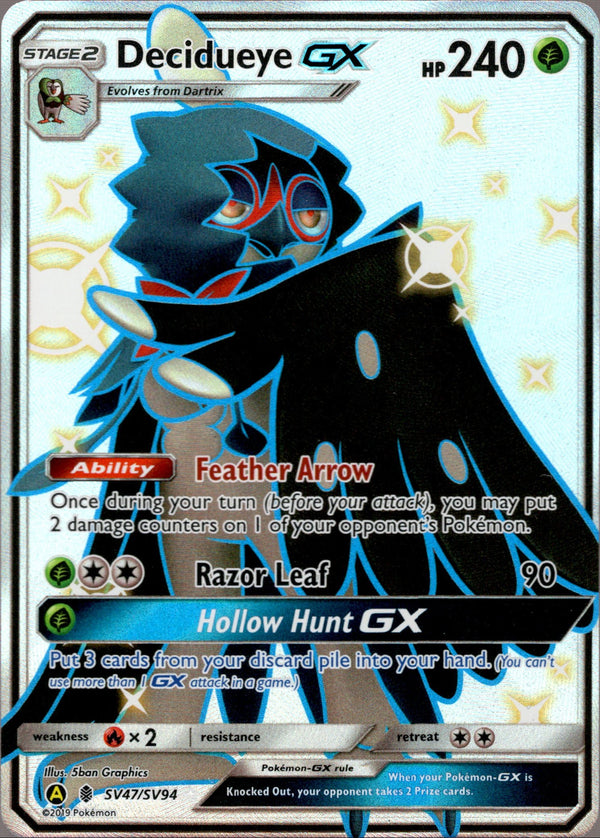 Decidueye GX - SV47/SV94 - Hidden Fates - Card Cavern