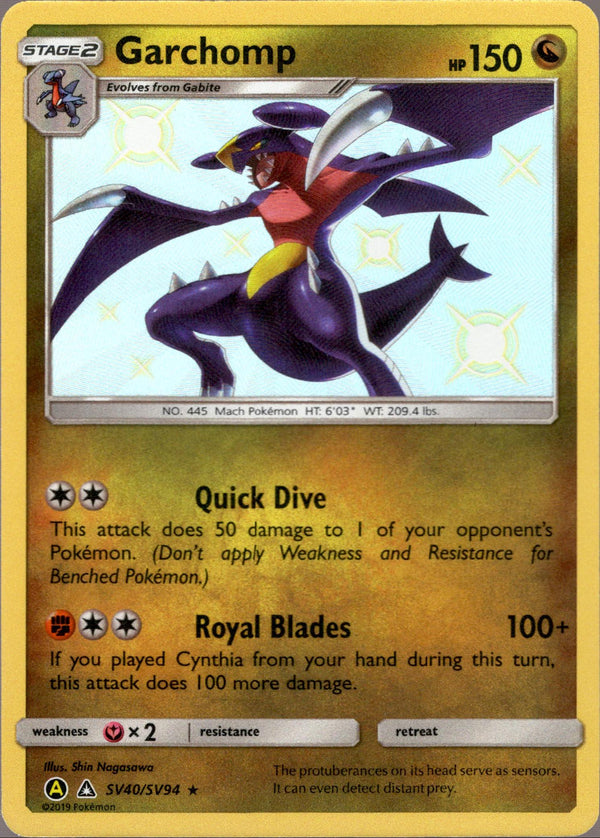 Garchomp - SV40/SV94 - Hidden Fates - Card Cavern