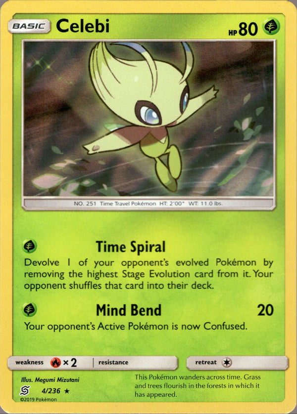 Celebi - 4/236 - Unified Minds - Holo - Card Cavern