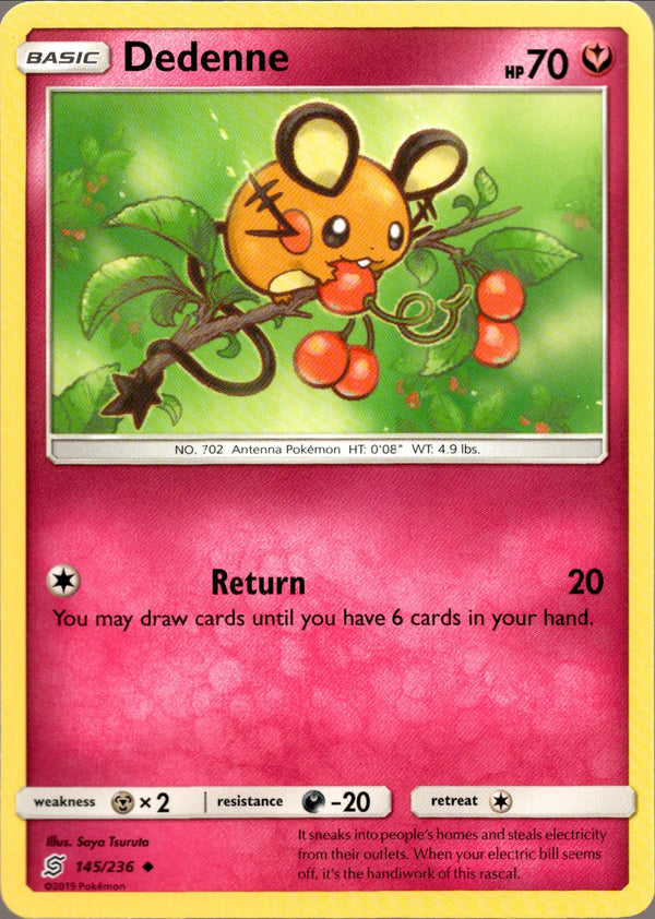 Dedenne - 145/236 - Unified Minds - Card Cavern