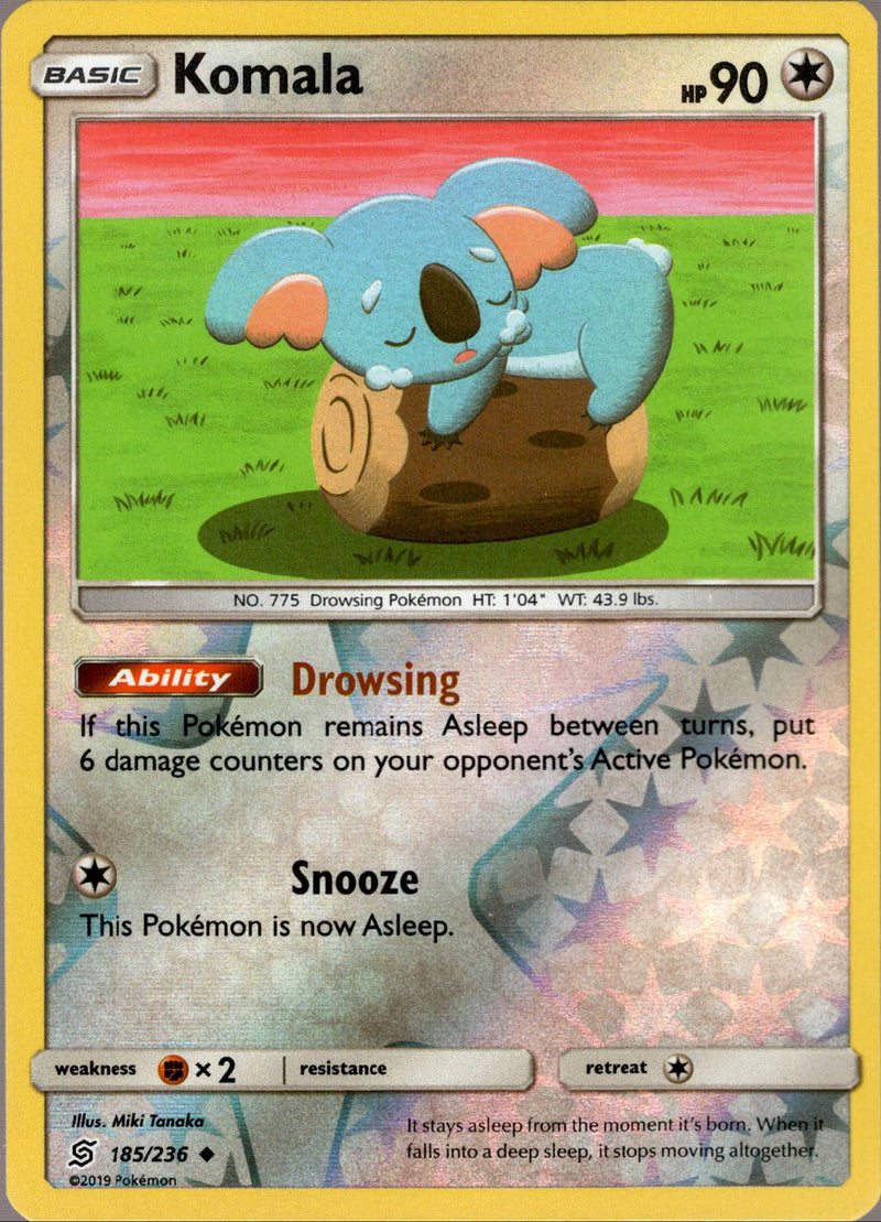 Komala - 185/236 - Unified Minds - Reverse Holo - Card Cavern