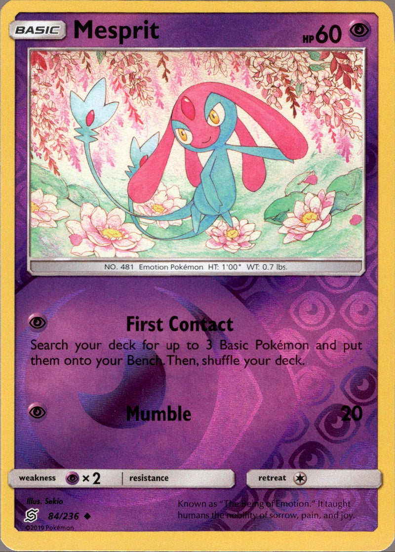 Mesprit - 84/236 - Unified Minds - Reverse Holo - Card Cavern