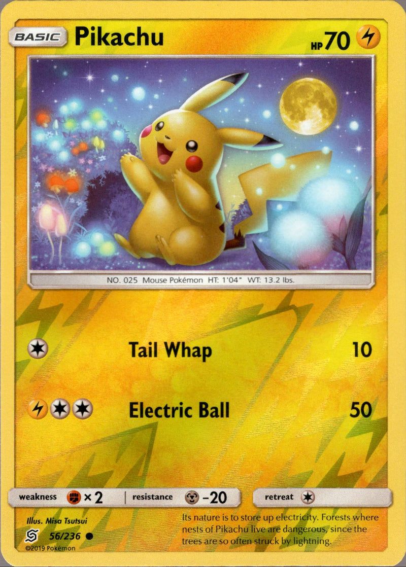 Pikachu - 56/236 - Unified Minds - Reverse Holo - Card Cavern