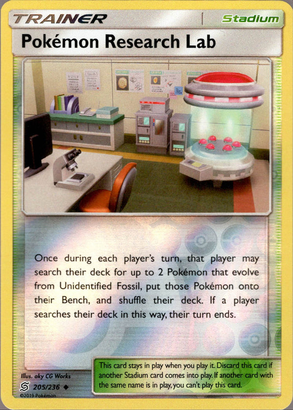 Pokémon Research Lab - 205/236 - Unified Minds - Reverse Holo - Card Cavern