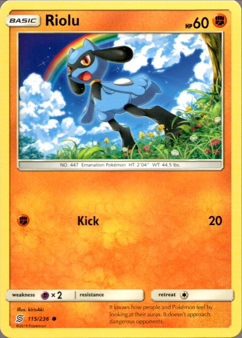 Riolu - 115/236 - Unified Minds - Card Cavern