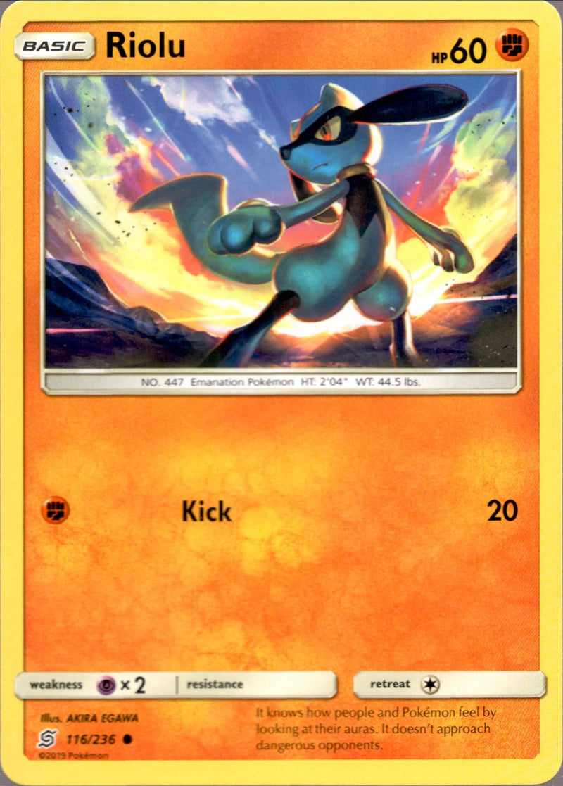 Riolu - 116/236 - Unified Minds - Card Cavern