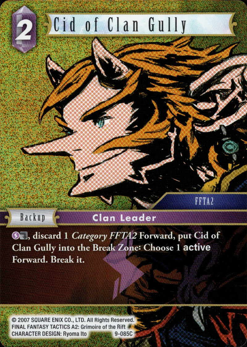 Cid of Clan Gully - 9-085C - Opus IX - Foil - Card Cavern