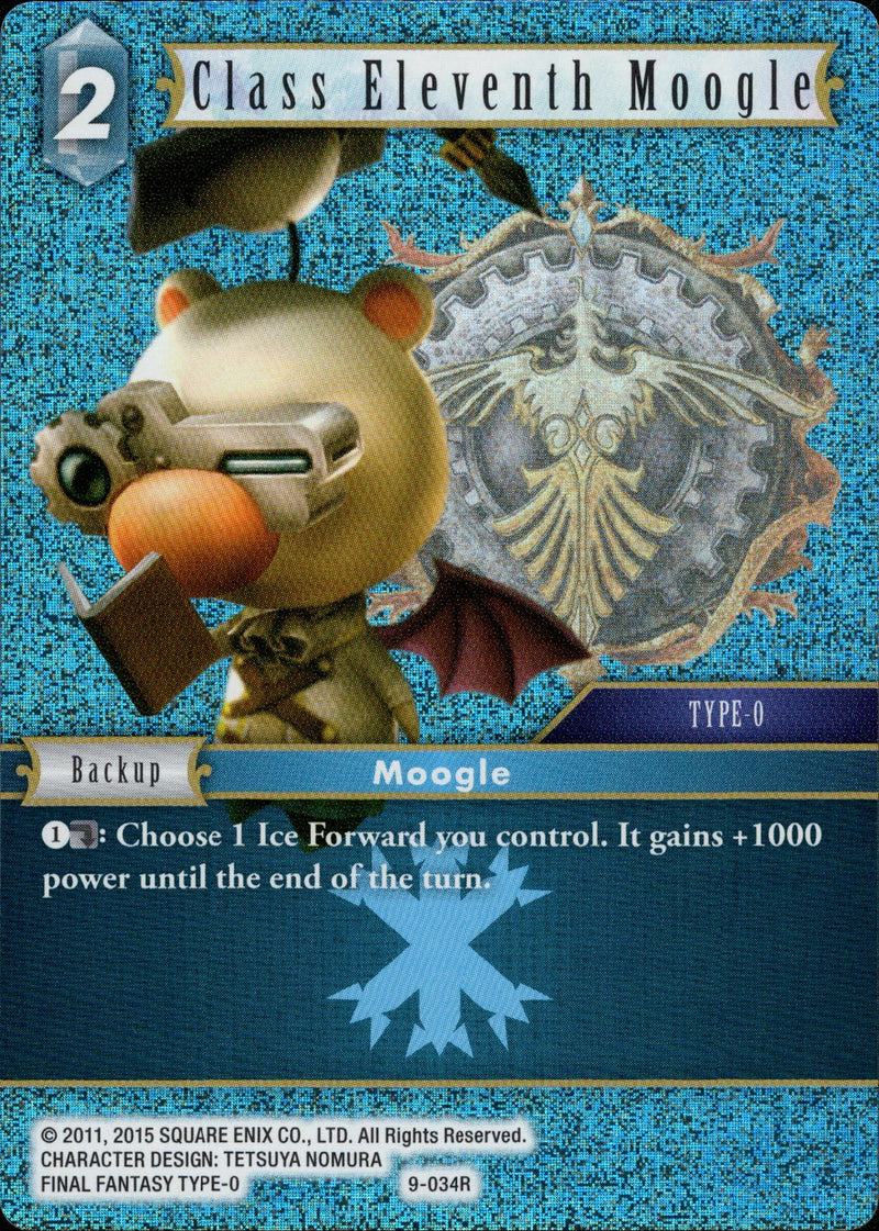 Class Eleventh Moogle - 9-034R - Opus IX - Foil - Card Cavern