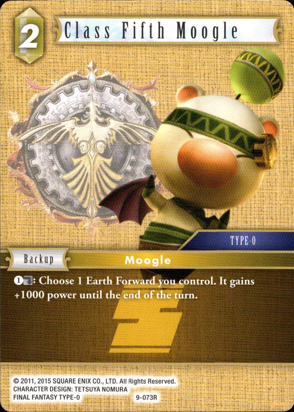 Class Fifth Moogle - 9-073R - Opus IX - Card Cavern