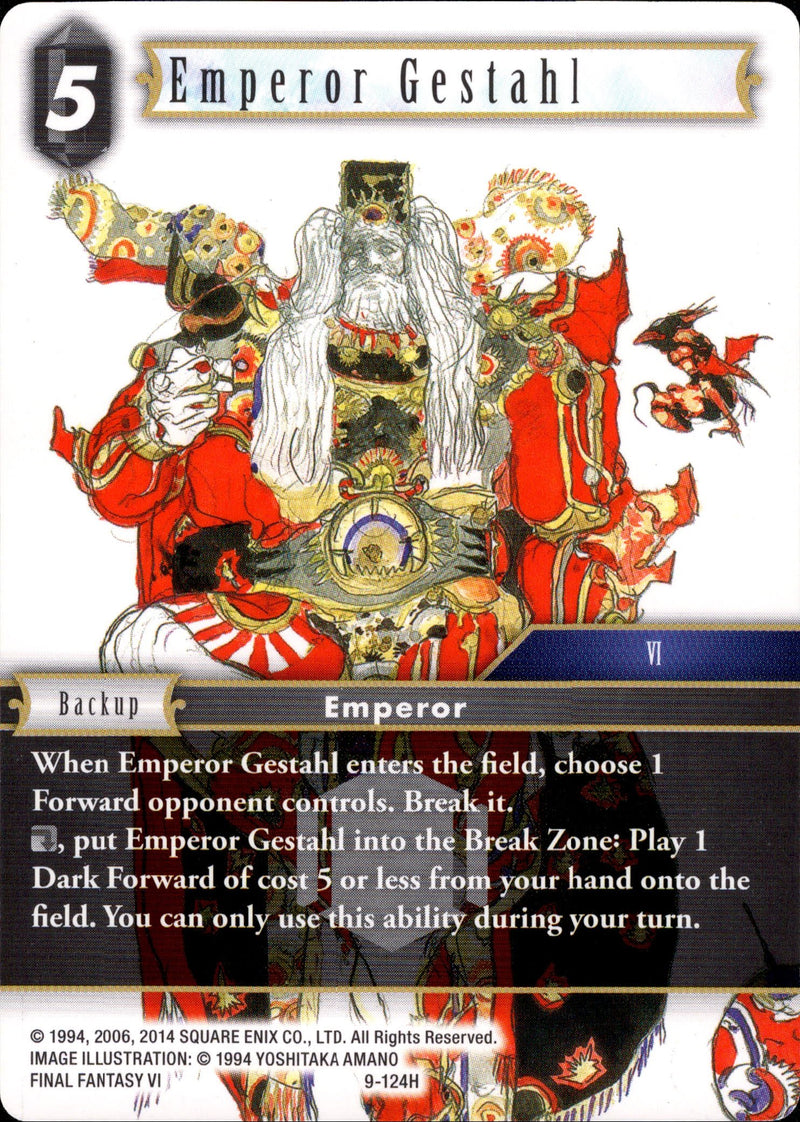 Emperor Gestahl - 9-124H - Opus IX - Card Cavern