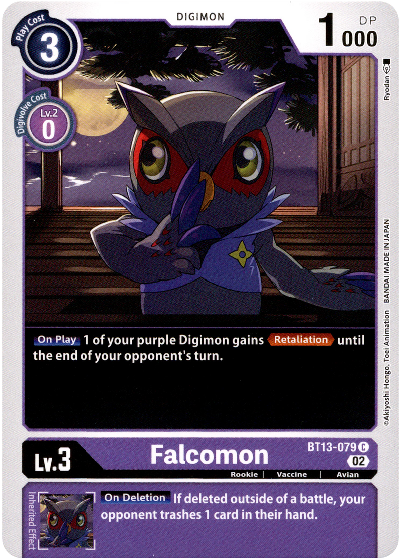 Falcomon - BT13-079 C - Versus Royal Knight - Card Cavern