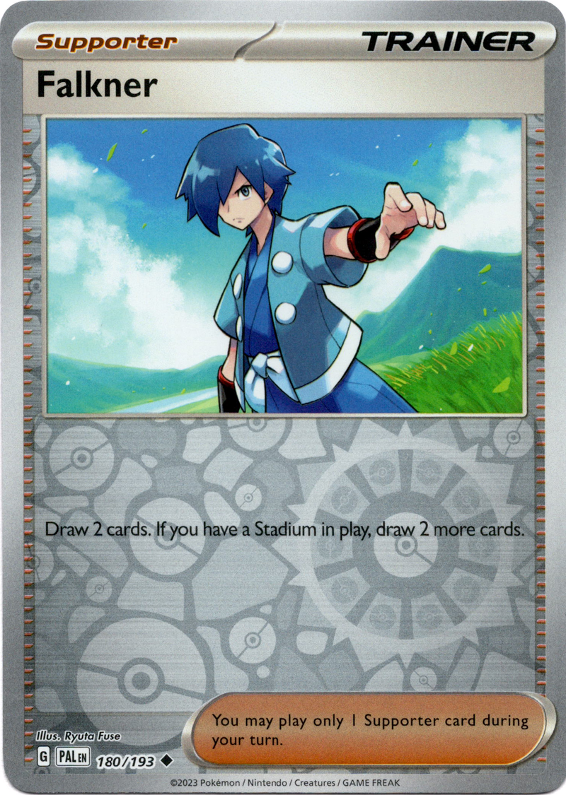 Falkner - 180/193 - Paldea Evolved - Reverse Holo - Card Cavern