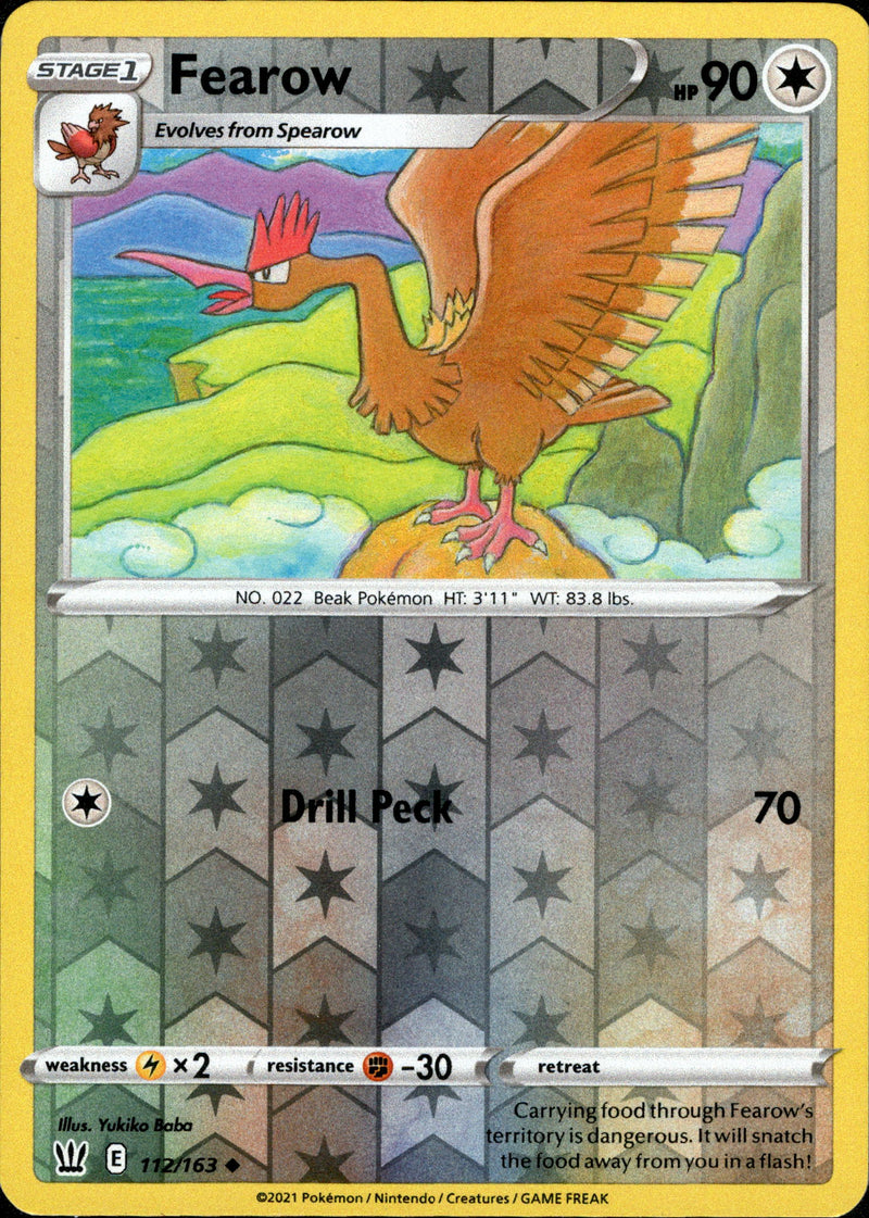 Fearow - 112/163 - Battle Styles - Reverse Holo - Card Cavern