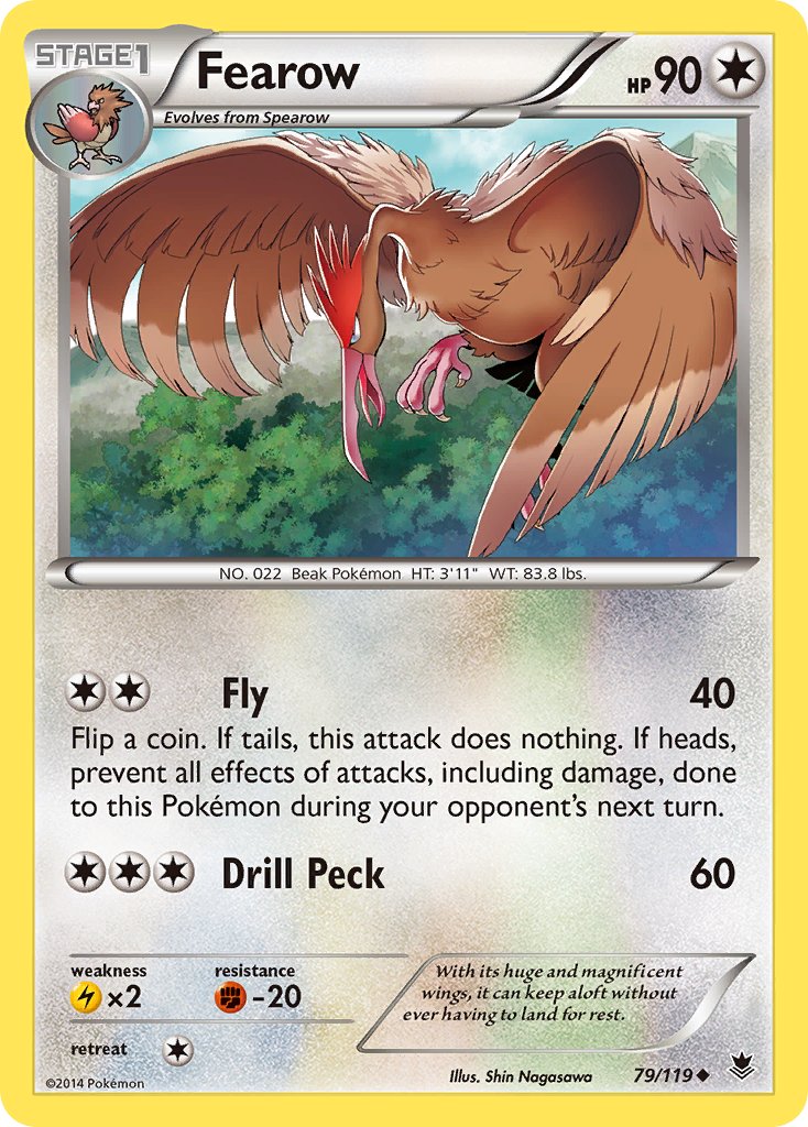 Fearow - 79/119 - Phantom Forces - Card Cavern