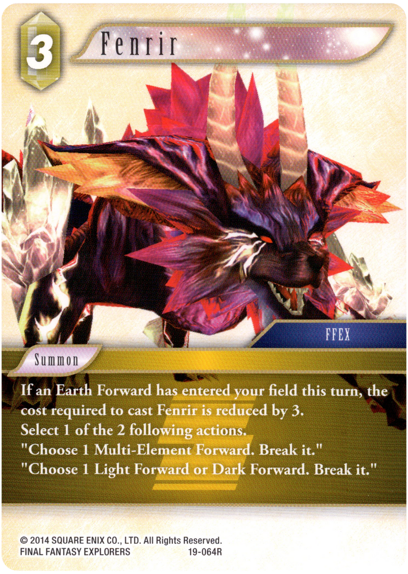 Fenrir - 19-064R - From Nightmares - Card Cavern