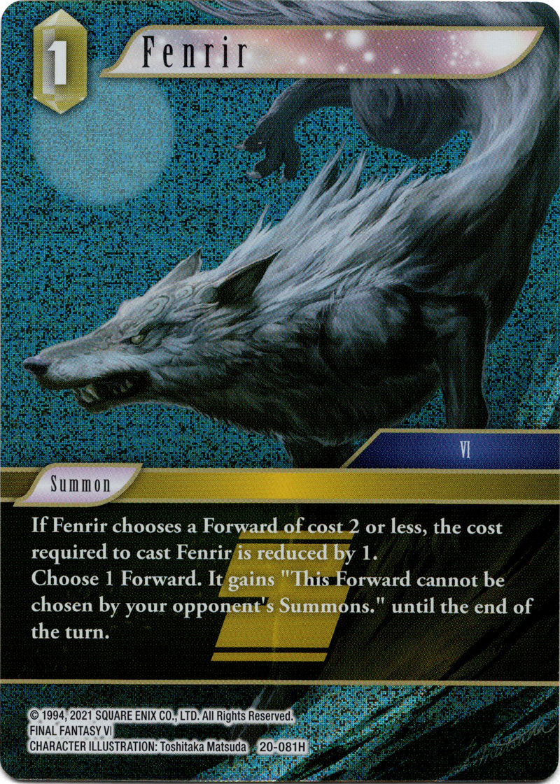 Fenrir - 20-081H - Dawn of Heroes - Foil - Card Cavern