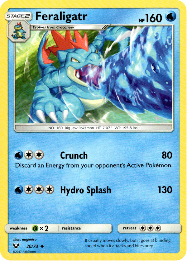 Feraligatr - 20/73 - Shining Legends - Card Cavern