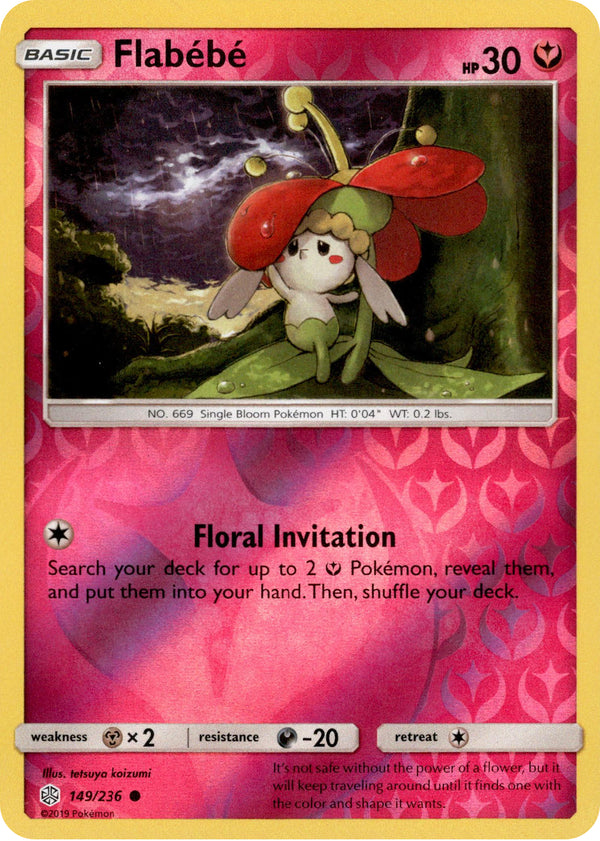 Flabebe - 149/236 - Cosmic Eclipse - Reverse Holo - Card Cavern