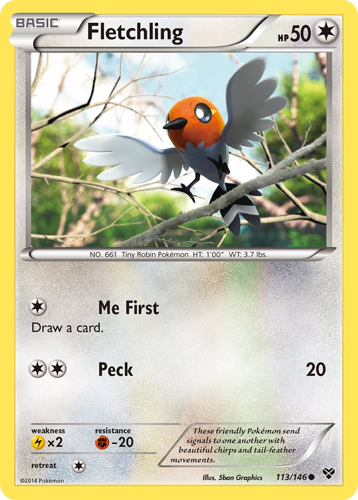 Fletchling - 113/146 - XY Base - Card Cavern