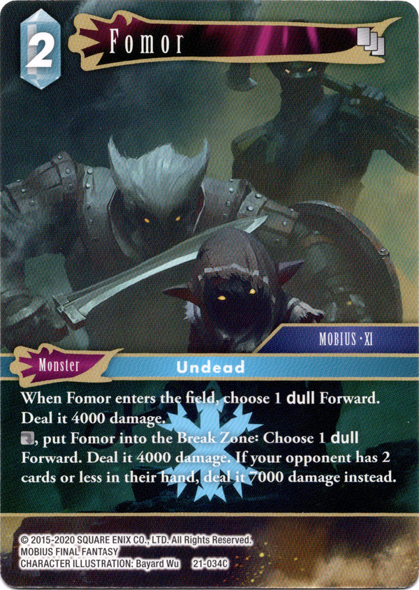 Fomor - 21-034C - Beyond Destiny - Card Cavern