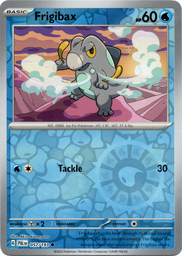 Frigibax - 057/193 - Paldea Evolved - Reverse Holo - Card Cavern