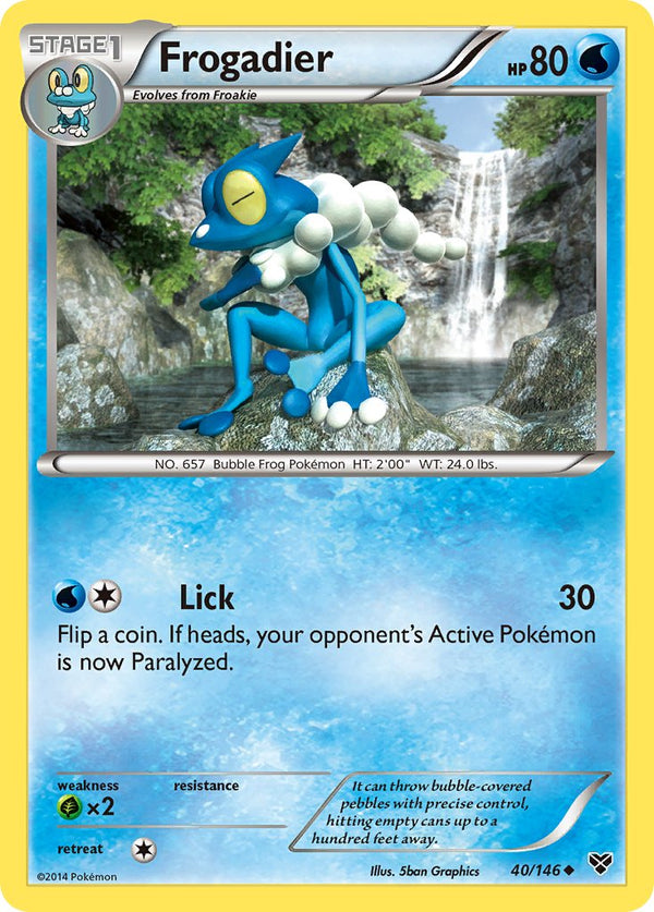 Frogadier - 40/146 - XY Base - Card Cavern