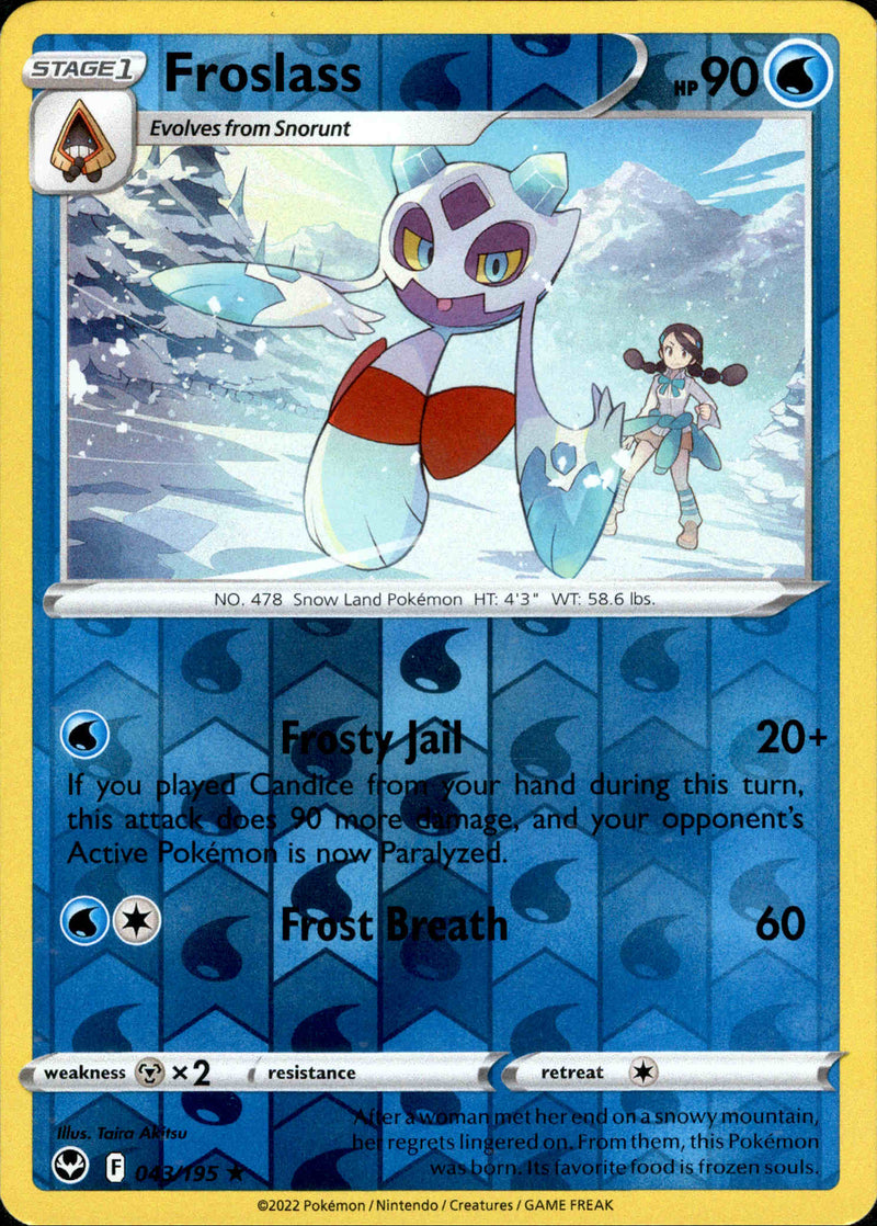 Froslass - 043/195 - Silver Tempest - Reverse Holo - Card Cavern