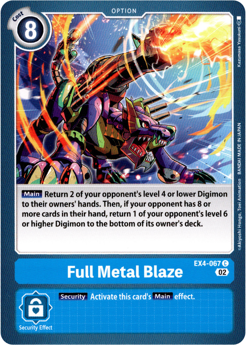 Full Metal Blaze - EX4-067 C - Alternative Being - Card Cavern