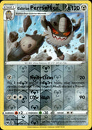 Galarian Perrserker - 113/185 - Vivid Voltage - Reverse Holo - Card Cavern