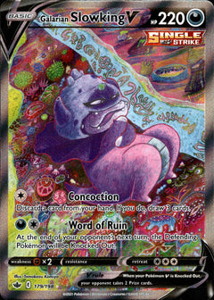 Galarian Slowking V Alternate Art - 179/198 - Chilling Reign - Card Cavern