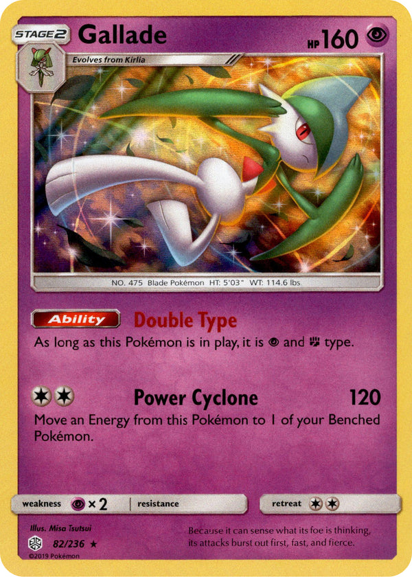 Gallade - 82/236 - Cosmic Eclipse - Holo - Card Cavern