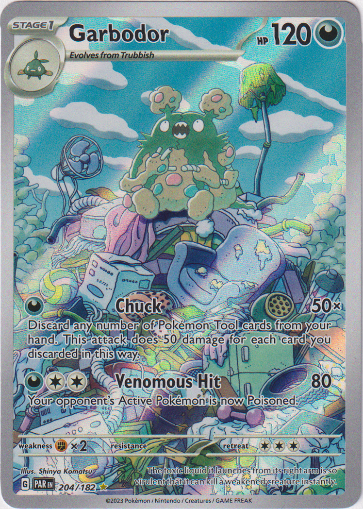 Garbodor - 204/182 - Paradox Rift - Holo - Card Cavern