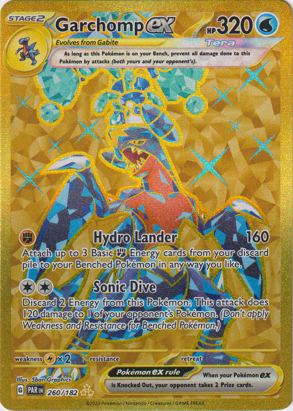 Garchomp ex - 260/182 - Paradox Rift - Holo - Card Cavern