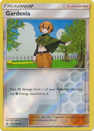 Gardenia - 124/156 - Ultra Prism - Reverse Holo - Card Cavern