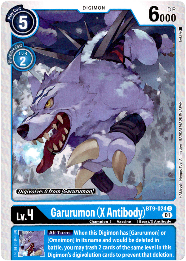 Garurumon (X Antibody) - BT9-024 C - X Record - Card Cavern