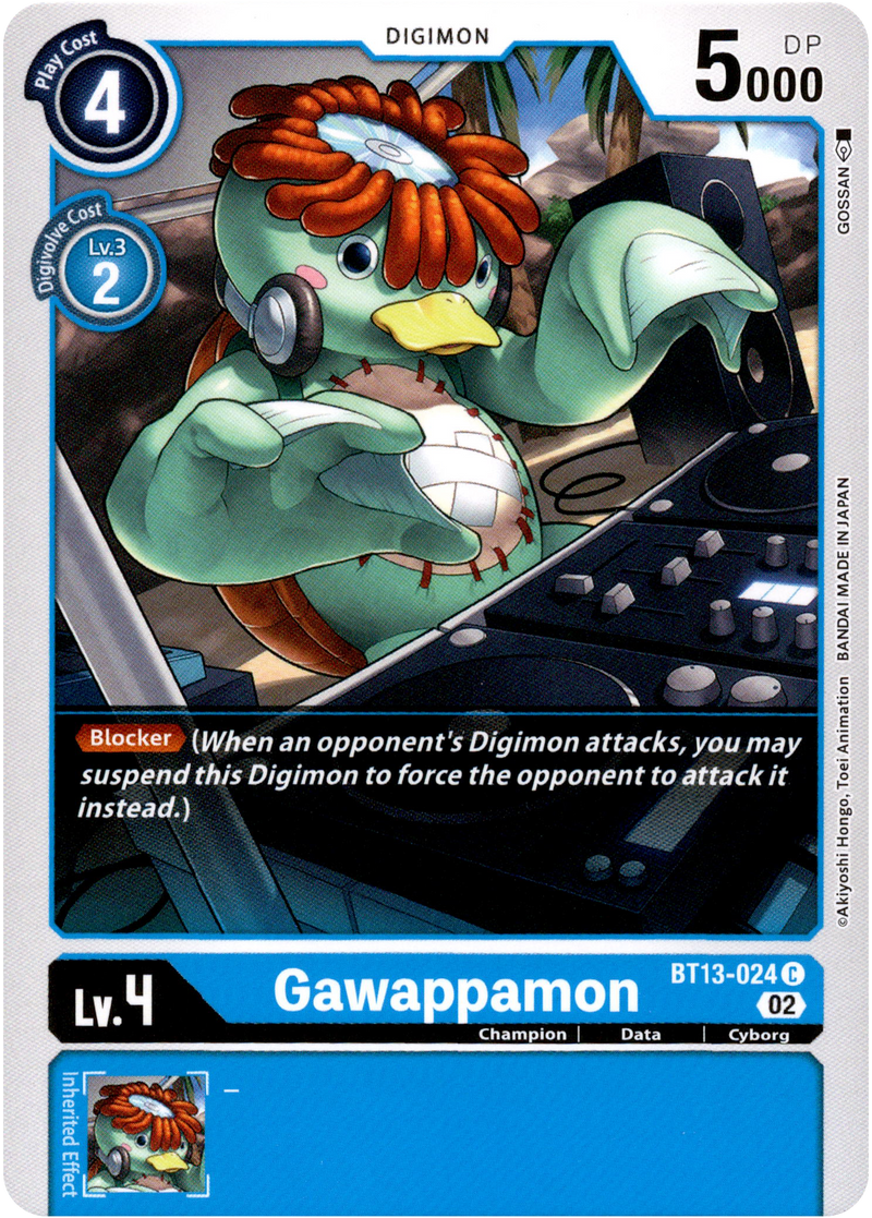 Gawappamon - BT13-024 C - Versus Royal Knight - Card Cavern