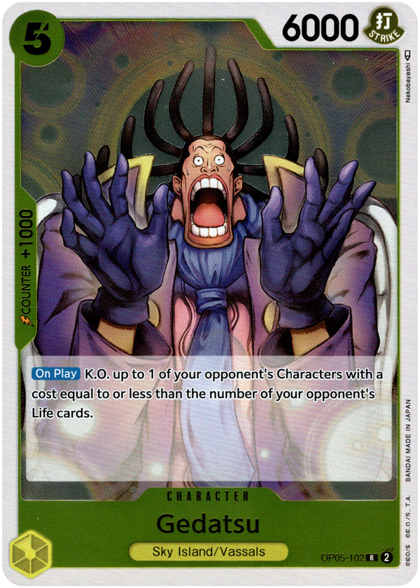 Gedatsu - OP05-102 - Awakening of the New Era - Foil - Card Cavern