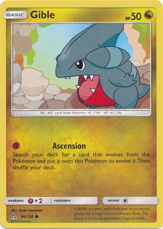 Gible - 96/156 - Ultra Prism - Card Cavern