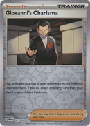 Giovanni's Charisma - 161/165 - Scarlet & Violet 151 - Reverse Holo - Card Cavern