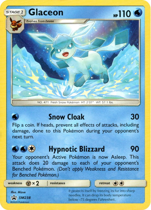 Glaceon - SM238 - Sun & Moon Promo - Card Cavern