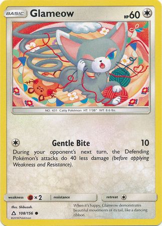 Glameow - 108/156 - Ultra Prism - Card Cavern